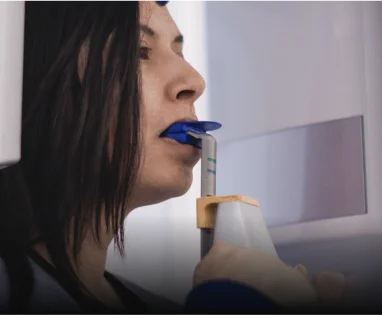 First step of Invisalign treatment: 3D scan and consultation.